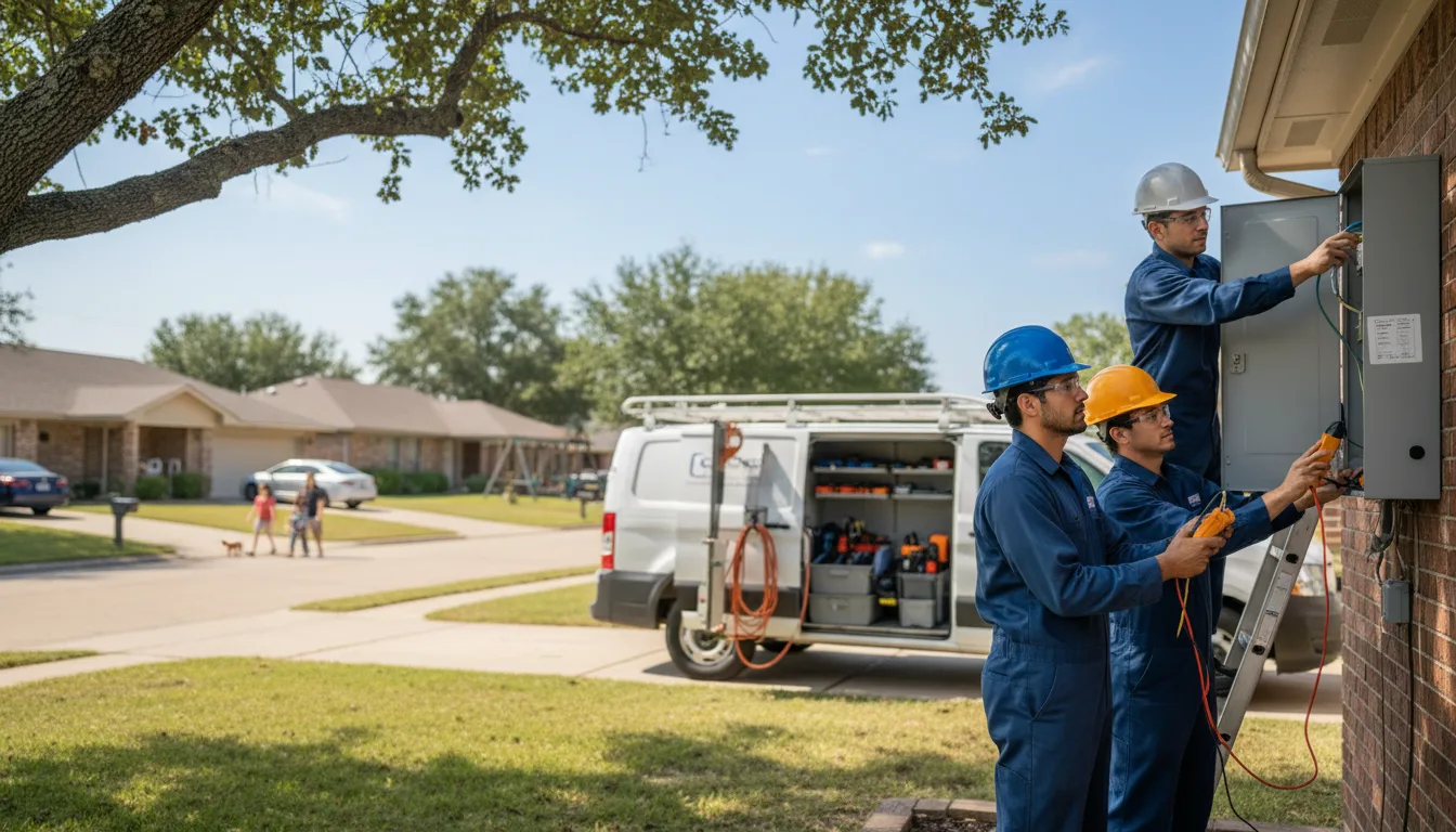 Certified electrician providing emergency electrical services in Schoolcraft, MI